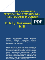 Kuliah 7. Proses Penyusunan PERENCANAAN - PEMBANGUNAN Peternakan Di Indonesia