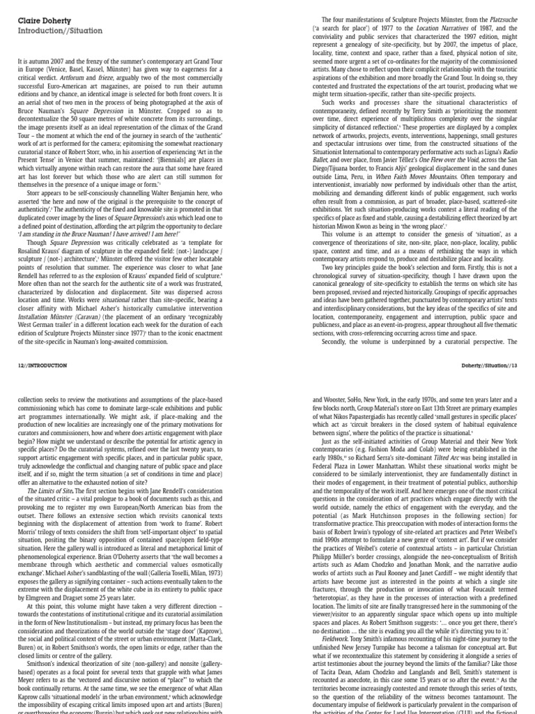 D&PIII Doherty Situation | PDF | Aesthetics | The Arts