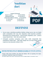 Jenis Penelitian Ditinjau Dari Tujuan