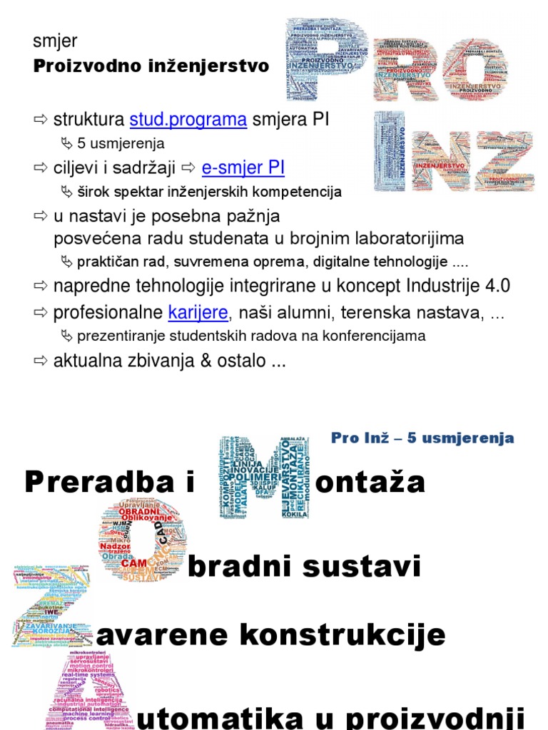Proizvodno Inzenjerstvo | PDF