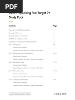 Speaking Pro Target 9 Study Pack Min