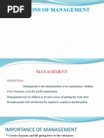 Functions of Management