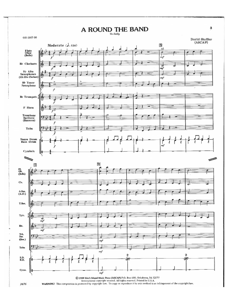 A Round The Band SCORE | PDF