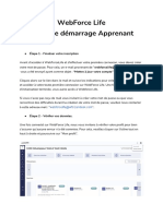WebForce Life - Guide de Démarrage Apprenant