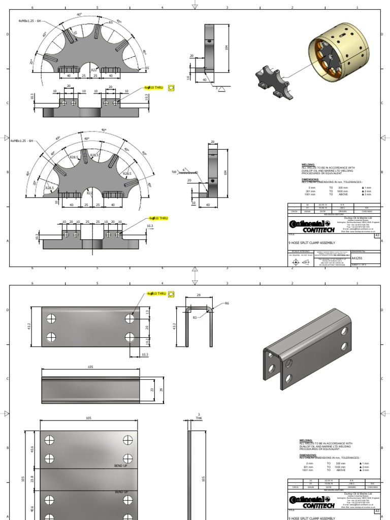 Umbilical Split Clamp9 HosesContinental PDF