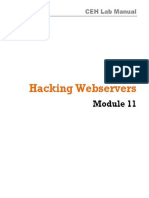 CEHv9 Labs Module 11 Hacking Webservers