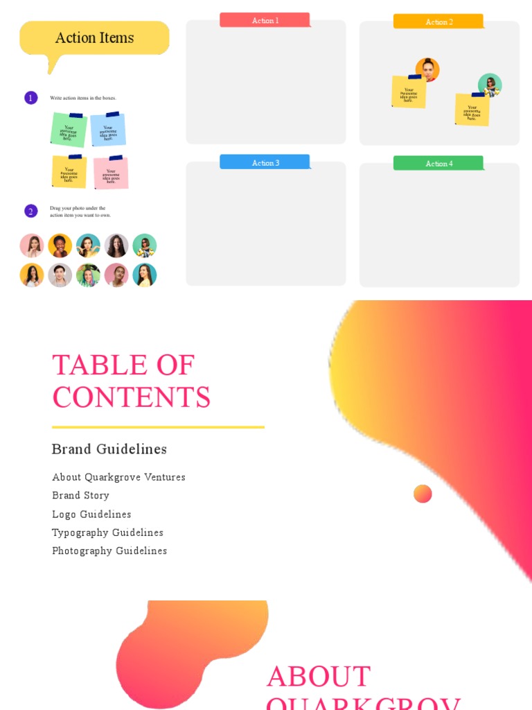 Brand Guideline Business Presentation | PDF | Logos | Typography