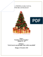 Tata Tertib Natal 2020