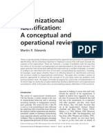 3 Organizational Identification A Conceptual and Operational Review 1