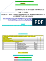 Convocacao PRESENCIAL TITULOS E CONTRATACAO Edital 51 2021 22092022 ARTE BOAVISTA BOQUEIRAO PINHEIRINHO