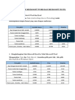Microsort Word Dan Excel (Ahmad Zaidan, Farel Daniva)