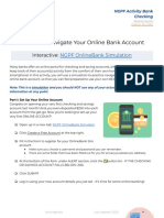 Interactive: Navigate Your Online Bank Account Simulation