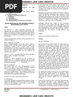 Insurance Law Case Digests