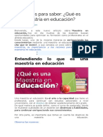 Maestria en Educacion Pasos