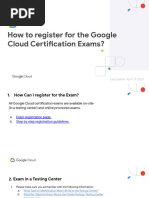 How To Register For The GCP Exam