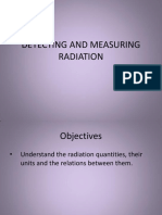 DETECTING AND MEASURING RADIATION Lect 4 PDF