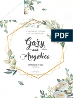 Invitacion de Boda Gary y Angelica