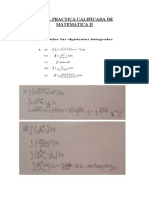 Sexta Practica Calificada de Matematica Ii