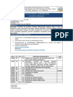 Plano de Ensino e Aprendizagem Anatomia 2022.2