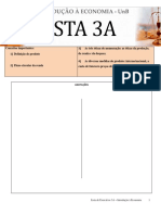 04) Exercícios de Introdução À Economia - UNB