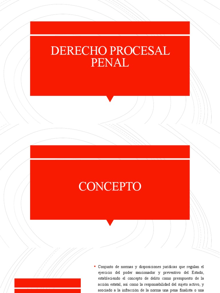Conceptos Clave del Derecho Procesal Penal | PDF | Derecho penal | Ley ...
