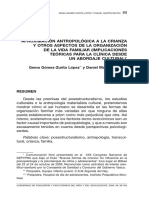 Aproximación Antropologica Crianza