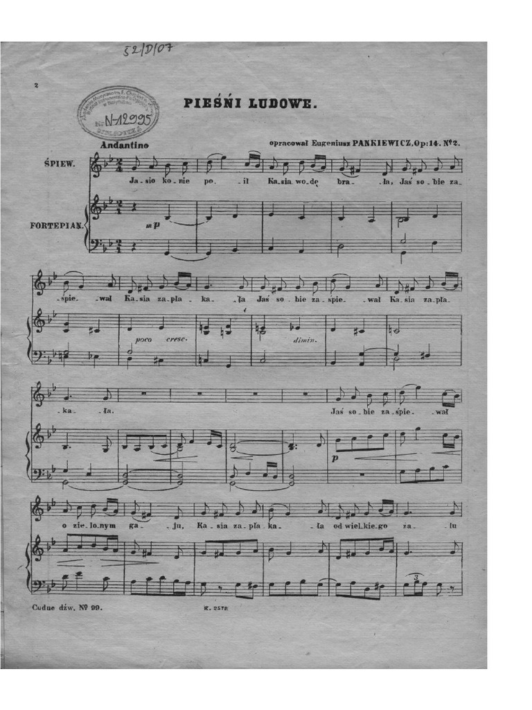Jasio Konie Poił | PDF