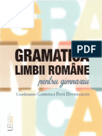 Gramatica Limbii Române Pentru Gimnaziu (GABRIELA PANĂ) - Compressed