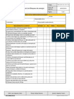 FRM-checklist Bloqueo