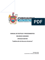 Manual de Politicas y Procedimientos Dic 16