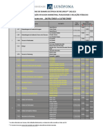 CALENDÁRIO DE EXAMES DE ÉPOCA DE RECURSO - 1º Semestre