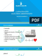 Capacitacion de Electrocardiógrafo
