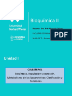 Bioquímica II Tercera Clase