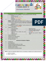 Lista de Utiles Escolares 4to A PDF
