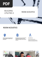 Building Utilities 3: Room Acoustics