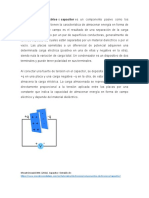 Relación Entre Campo Eléctrico y Capacitores.