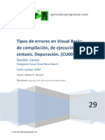 Tipos Errores Visual Basic