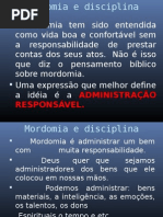 Mordomia e disciplina