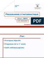 Programme Informatique MPSI-PCSI-TSI