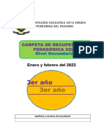 CARPETA RECUP 3er Año