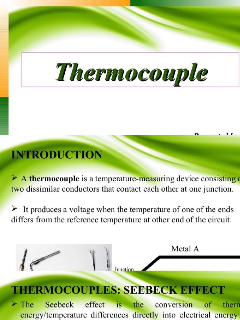Thermocouple Transducer PDF