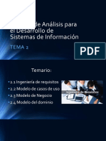 Proceso de Análisis para El Desarrollo de Sistemas