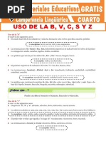Uso de B, V, C, S y Z en Español | PDF | Idiomas | Artes del Lenguaje y ...
