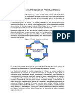 Evolución de Los Métodos de Programación