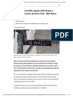 Como A Escravidão Ergueu Wall Street, o Distrito Financeiro de Nova York - BBC News Brasil - Reader Mode