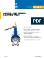 SS061 DEZURIK KLS CUTSHEET Dezurik Level Sensor Isolation Valves Kls Kls Level Sensor Isolation Valves Sales 31-01-1