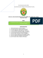 Interrogatorio Policial y de Confesión Sincera en El Proceso Penal