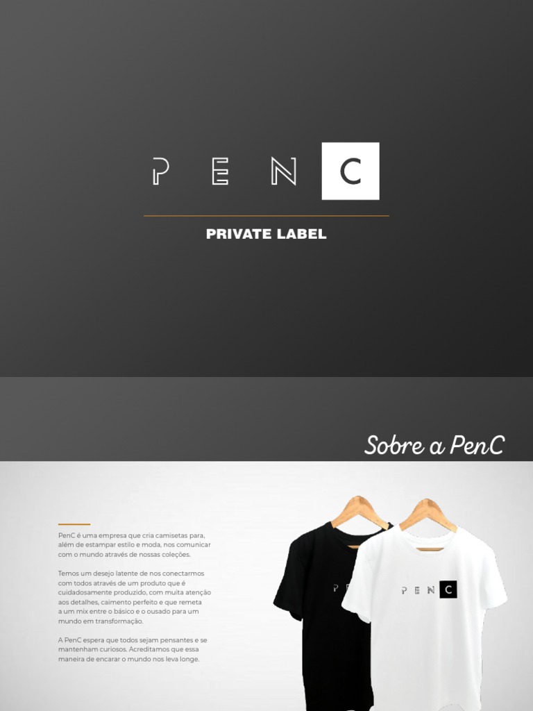 Private Label: Moda Personalizada PenC | PDF | Roupas