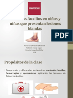 Primeros Auxilios en Lesiones Blandas