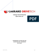 Catalogo Parti Di Ricambio: Spare Parts List